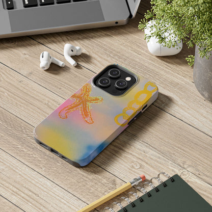 "sweet starfish" airbrush iPhone case