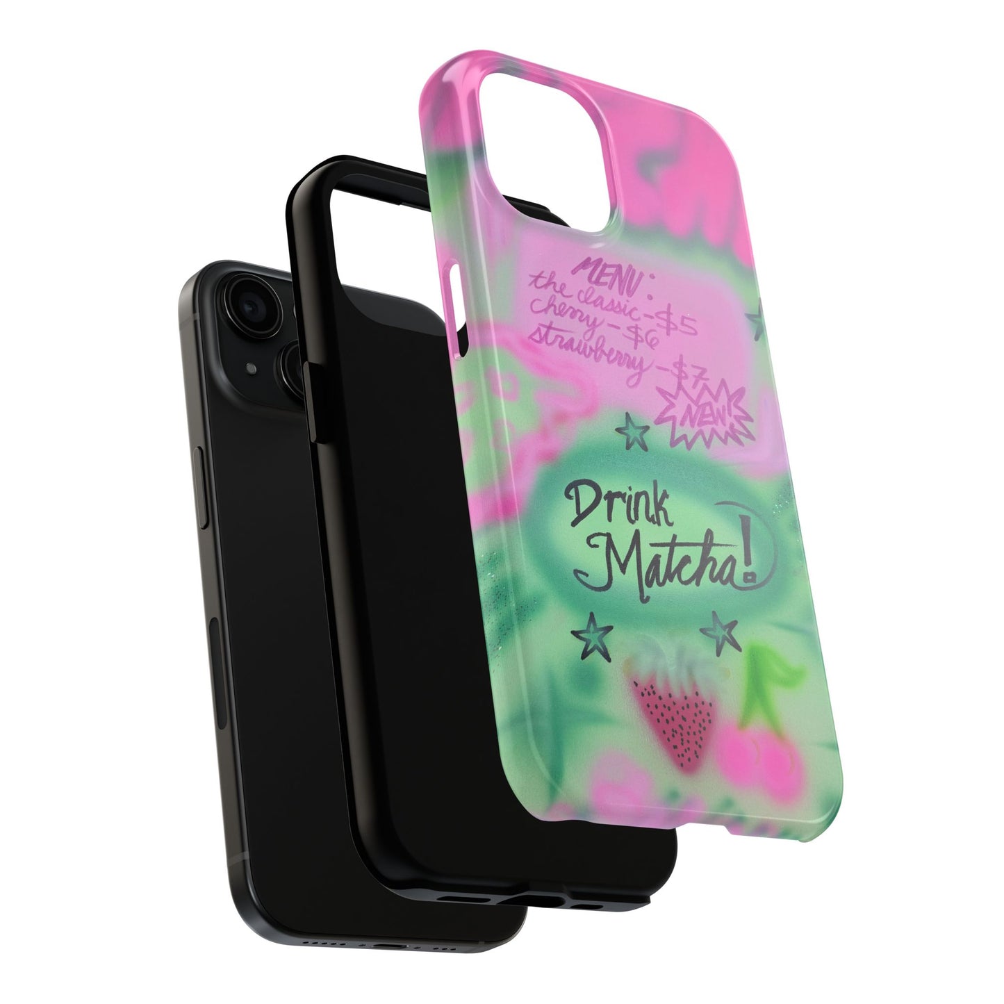 "matcha!" airbrush iPhone case
