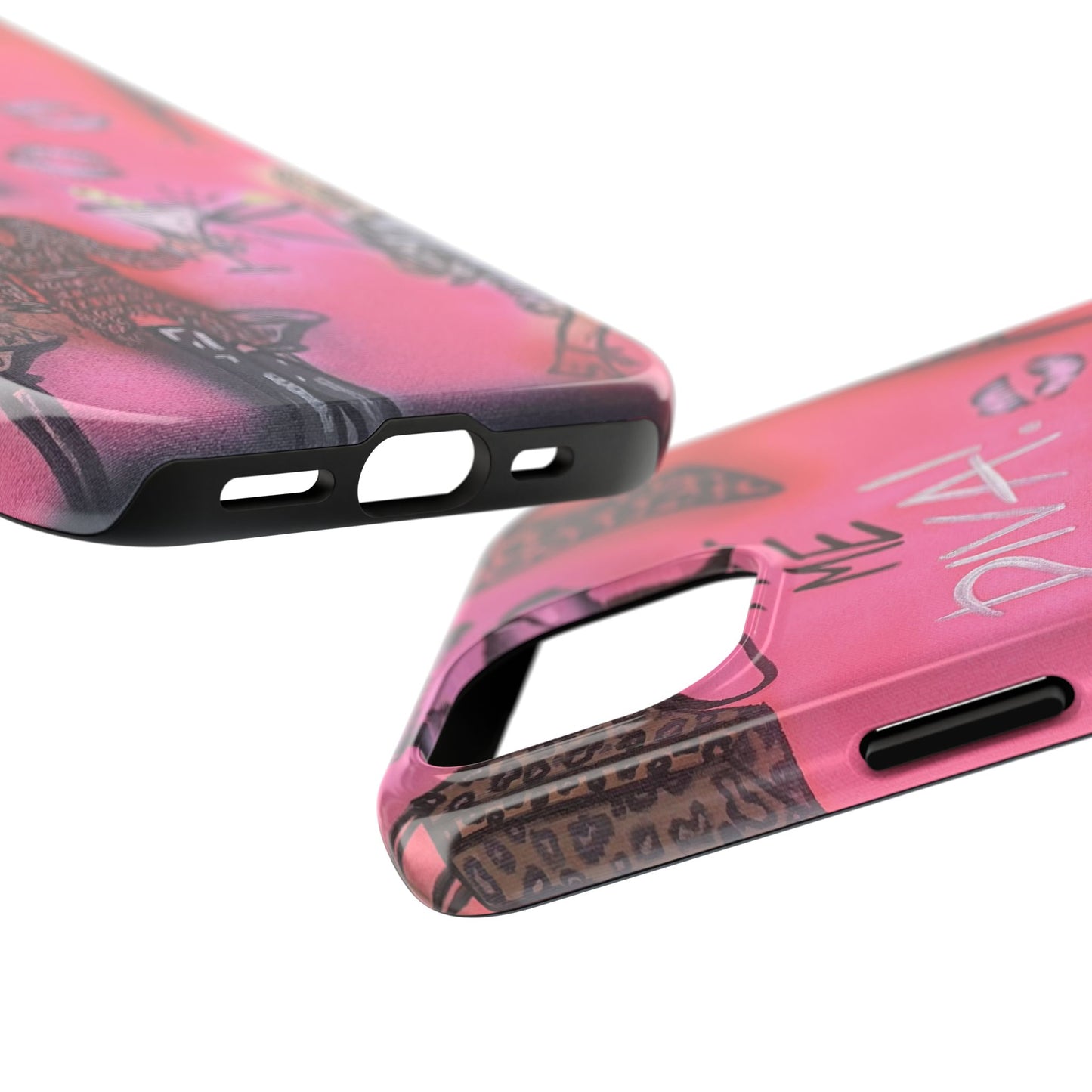 "party diva" airbrush iPhone case