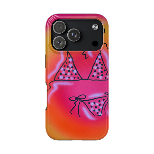 "glitter bikini" airbrush iPhone case