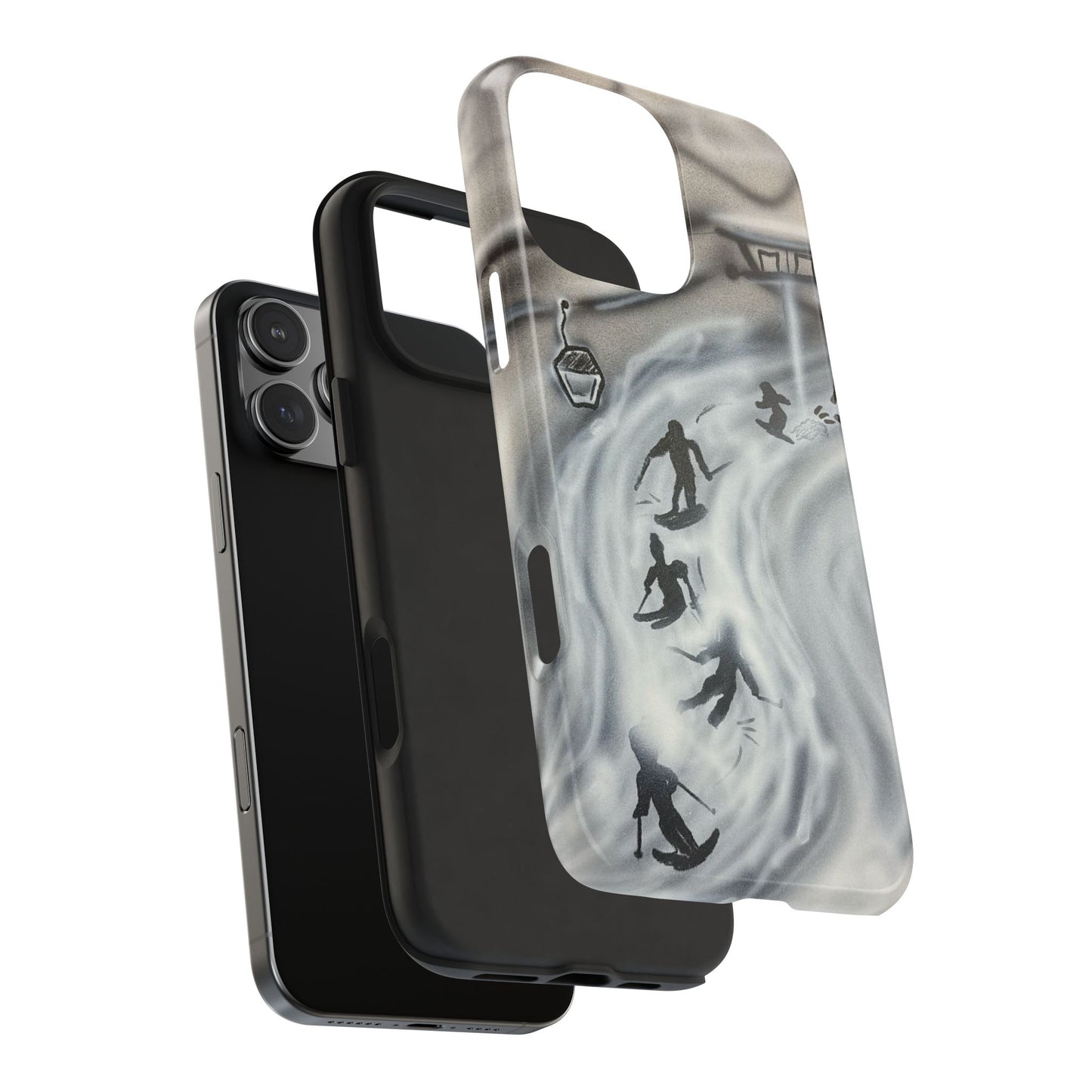 "arctic avalanche" airbrush iPhone case