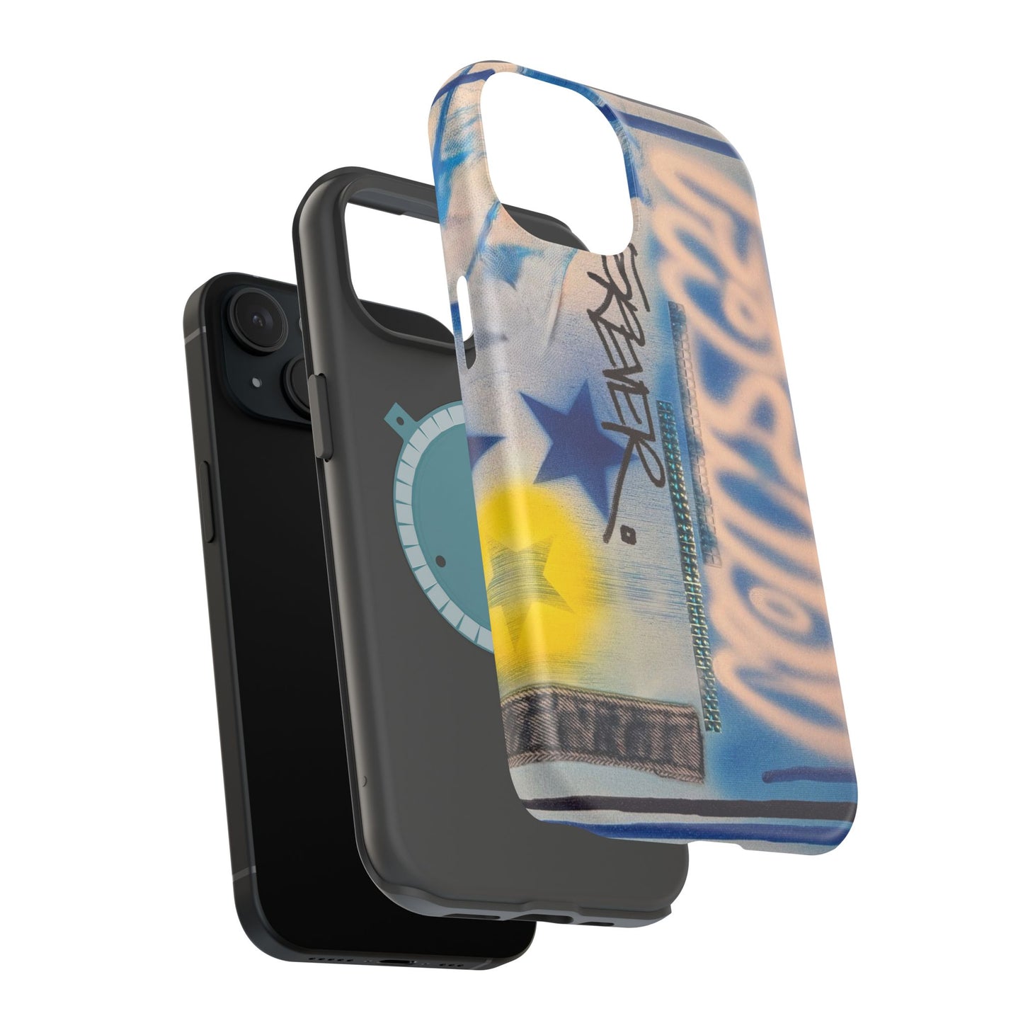 MagSafe "fashion forever" airbrush iPhone case