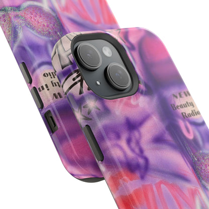 MagSafe "mic check" airbrush iPhone case