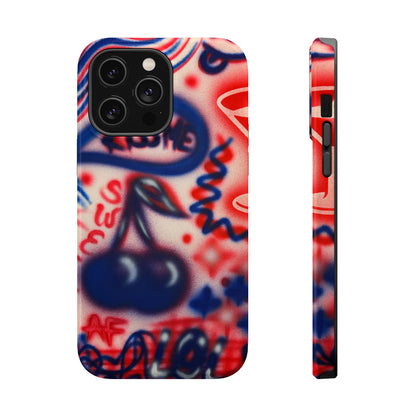 MagSafe „Kiss me“ Airbrush iPhone-Hülle