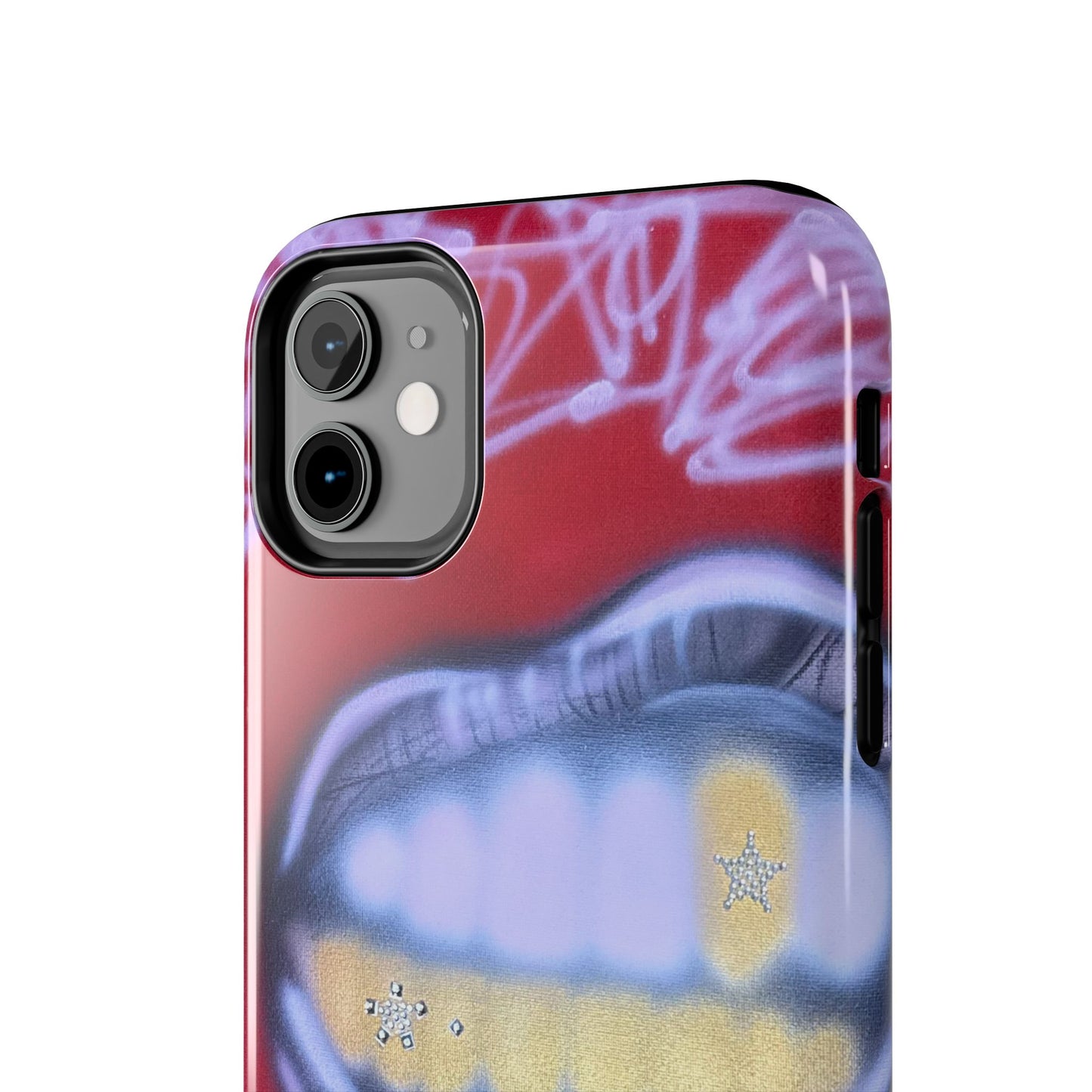 "tooth drip" airbrush iPhone case