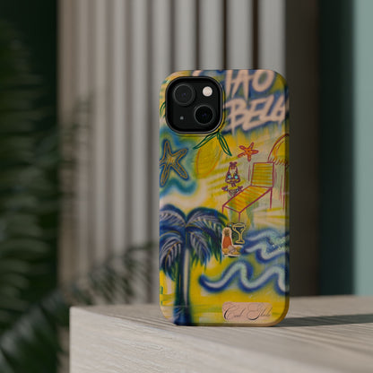MagSafe "ciao bella" airbrush iPhone case