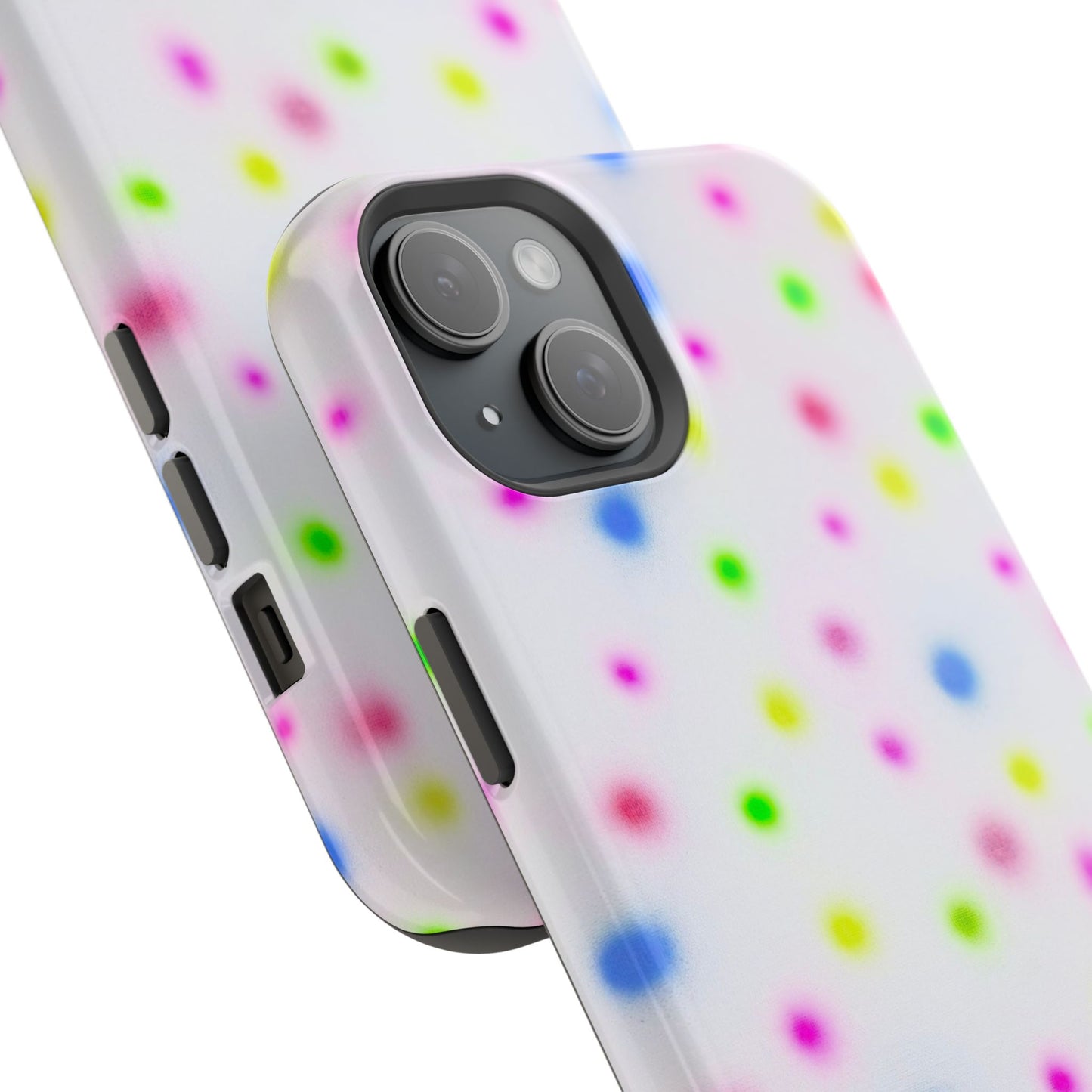 MagSafe "birthday cake polka dot" airbrush iPhone case