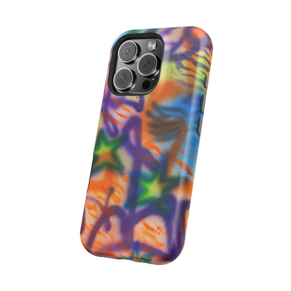 MagSafe "streetwear angel" airbrush iPhone case