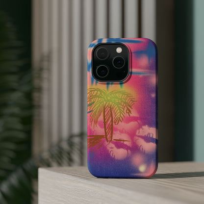 MagSafe "glowy night" airbrush iPhone case