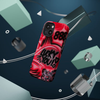 MagSafe „lucky you! pt. 2“ Airbrush iPhone Hülle