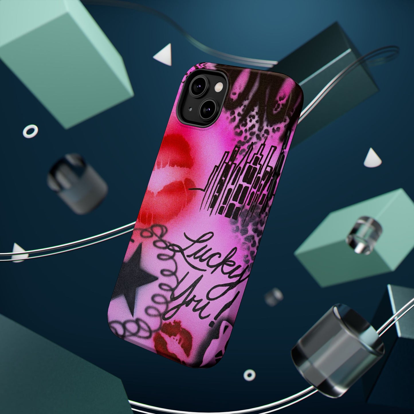 MagSafe "ulterior motive" airbrush iPhone case