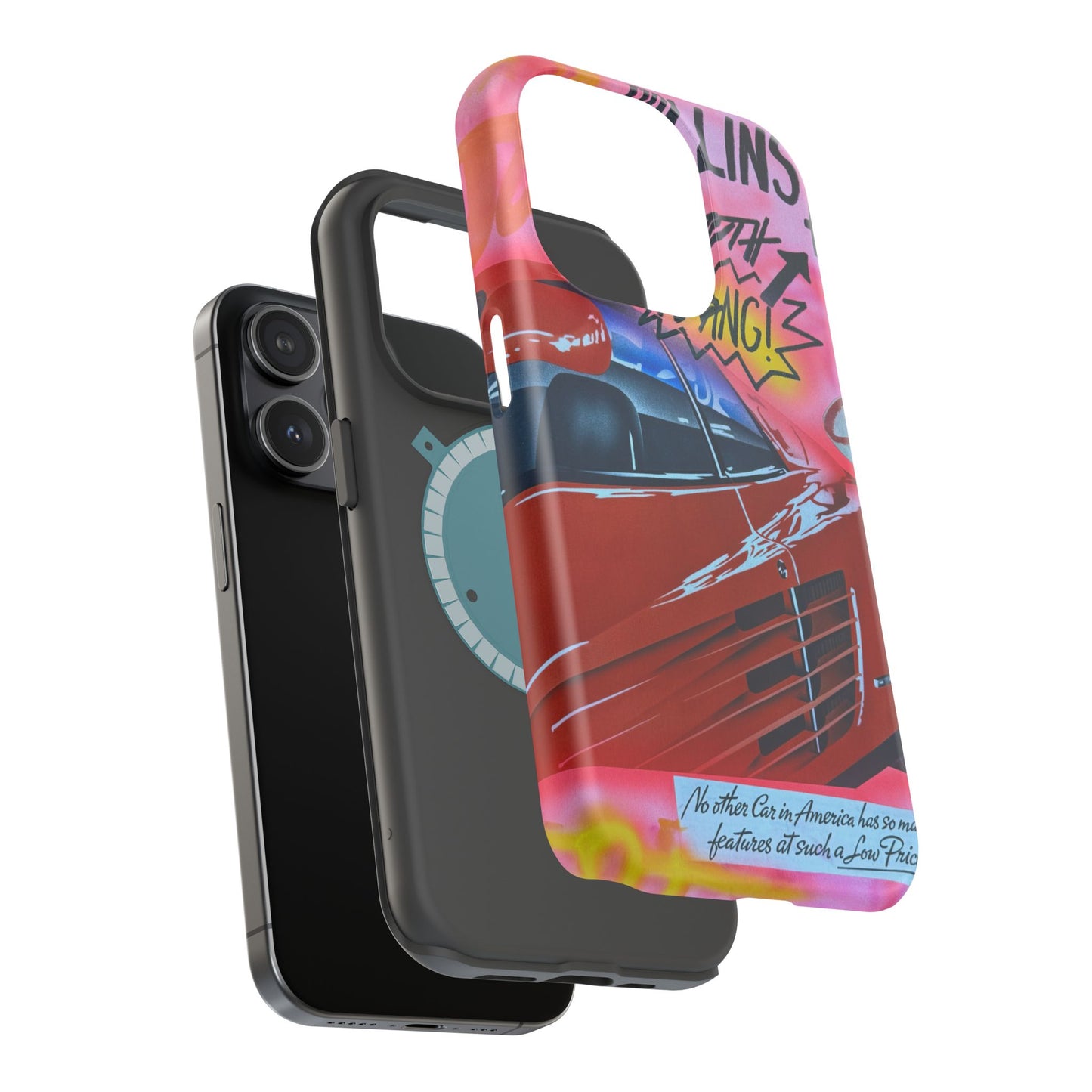 MagSafe "miami momentos" airbrush iPhone case