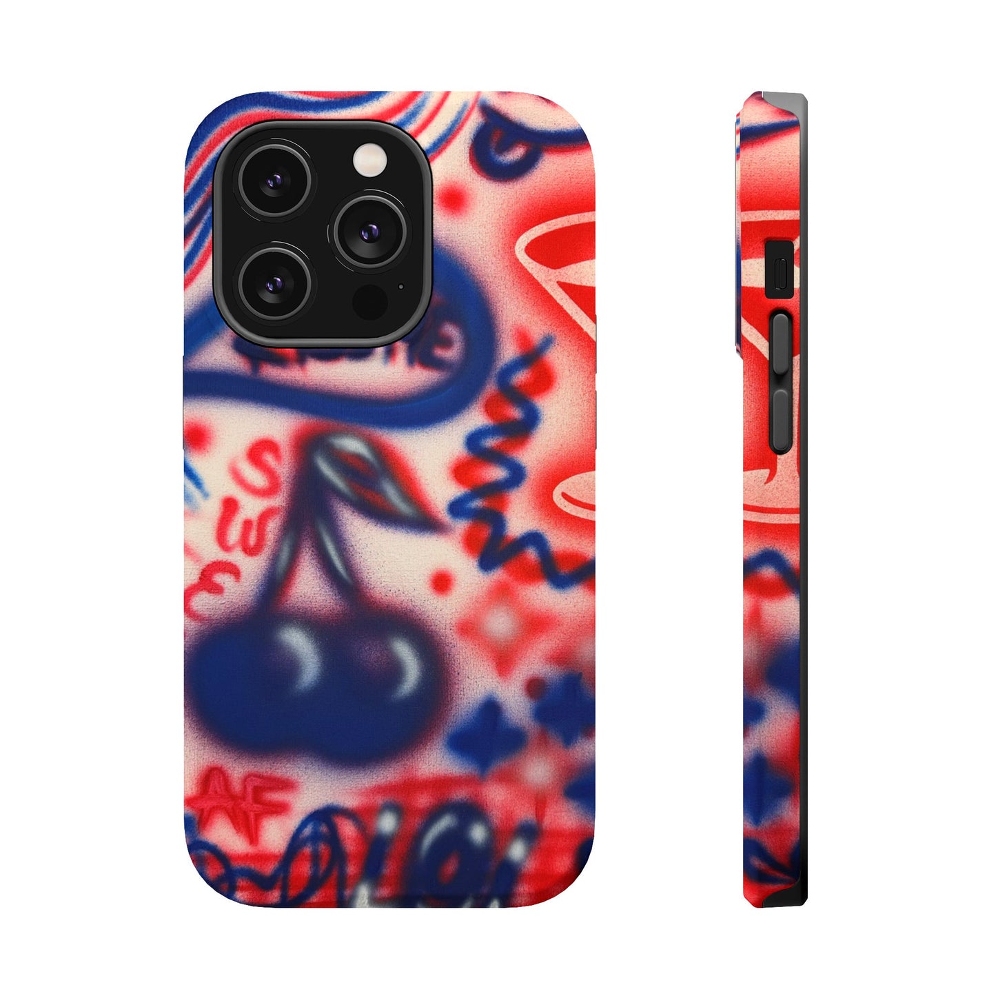 MagSafe „Kiss me“ Airbrush iPhone-Hülle