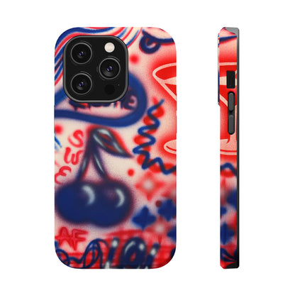MagSafe „Kiss me“ Airbrush iPhone-Hülle