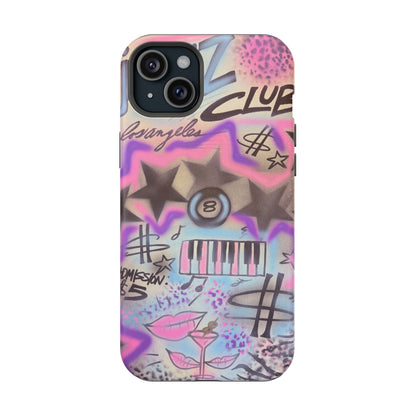 MagSafe "jazz club" airbrush iPhone case