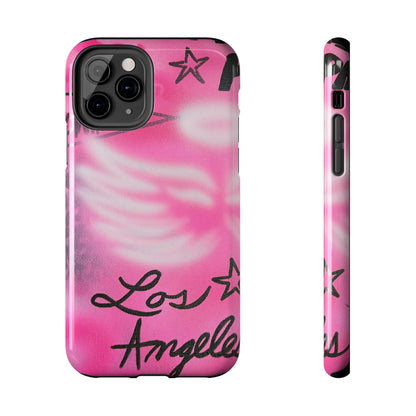 "pink angel wings" airbrush iPhone case