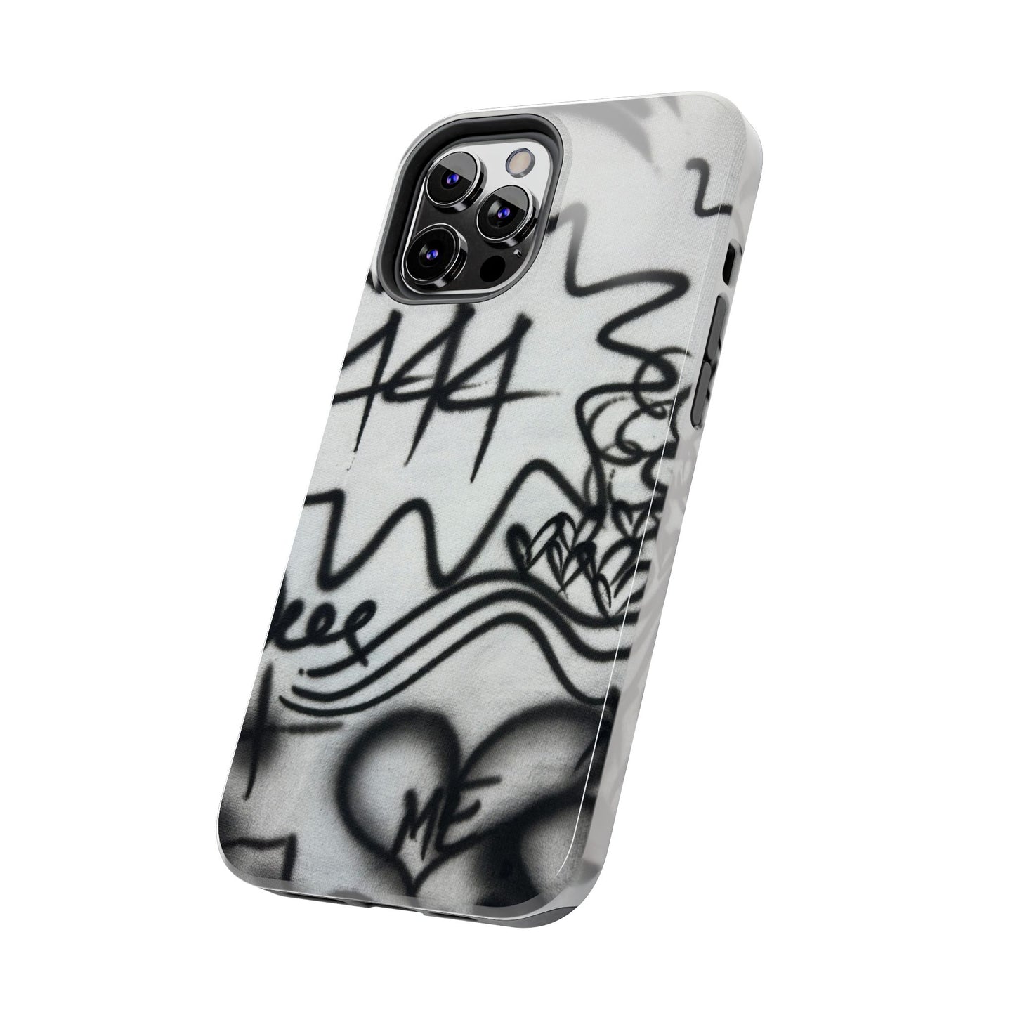 "444” airbrush iPhone case
