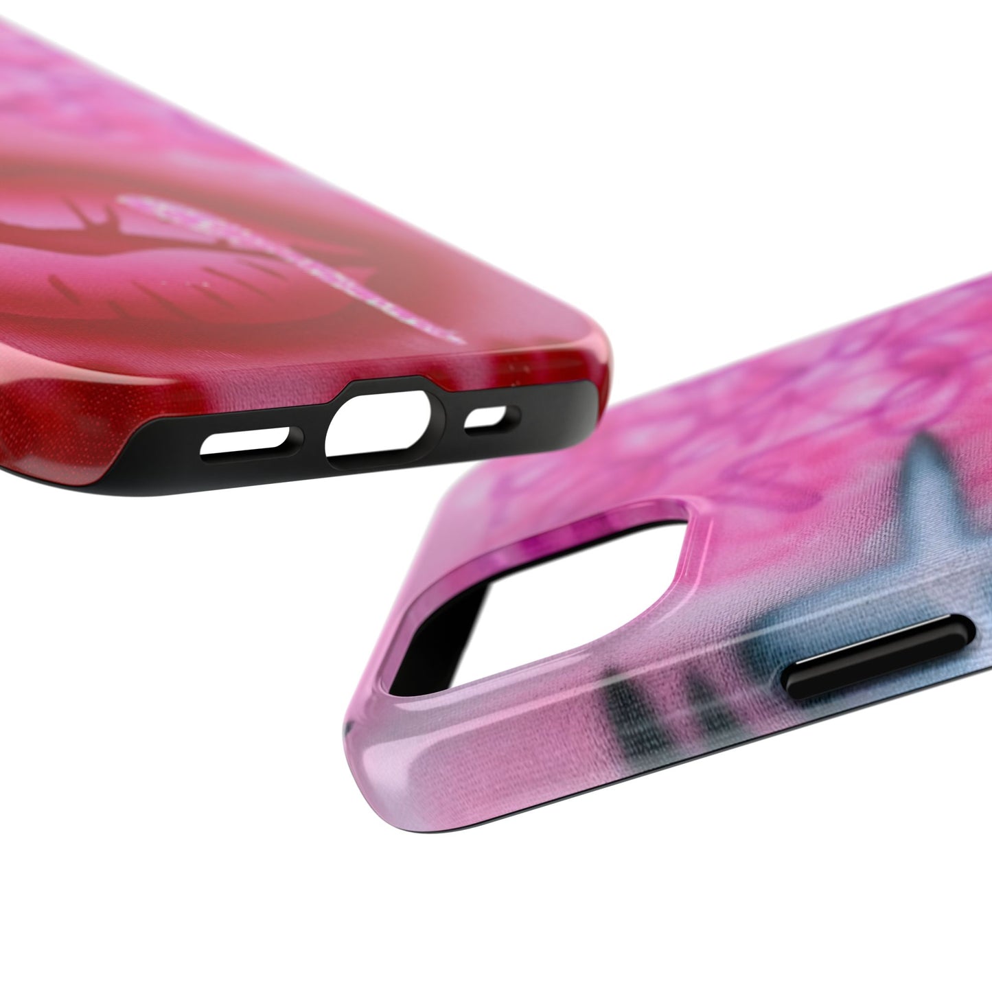 "glitter aura" airbrush iPhone case