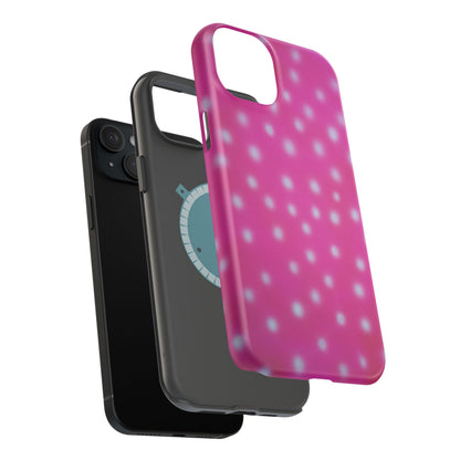 MagSafe "bubblegum polka dot" airbrush iPhone case