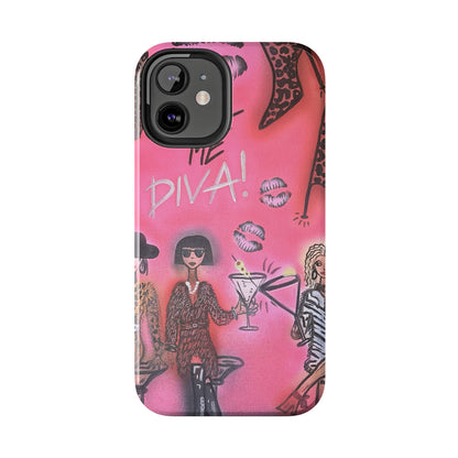 "party diva" airbrush iPhone case