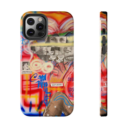 "get busy!" airbrush iPhone case