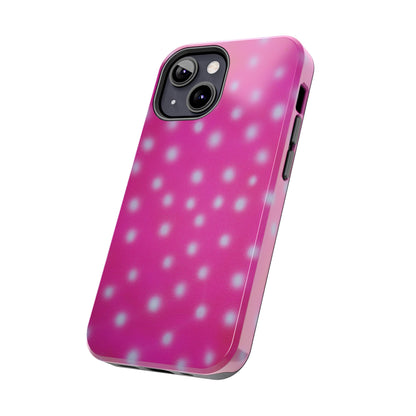 "bubblegum polka dot" airbrush iPhone case