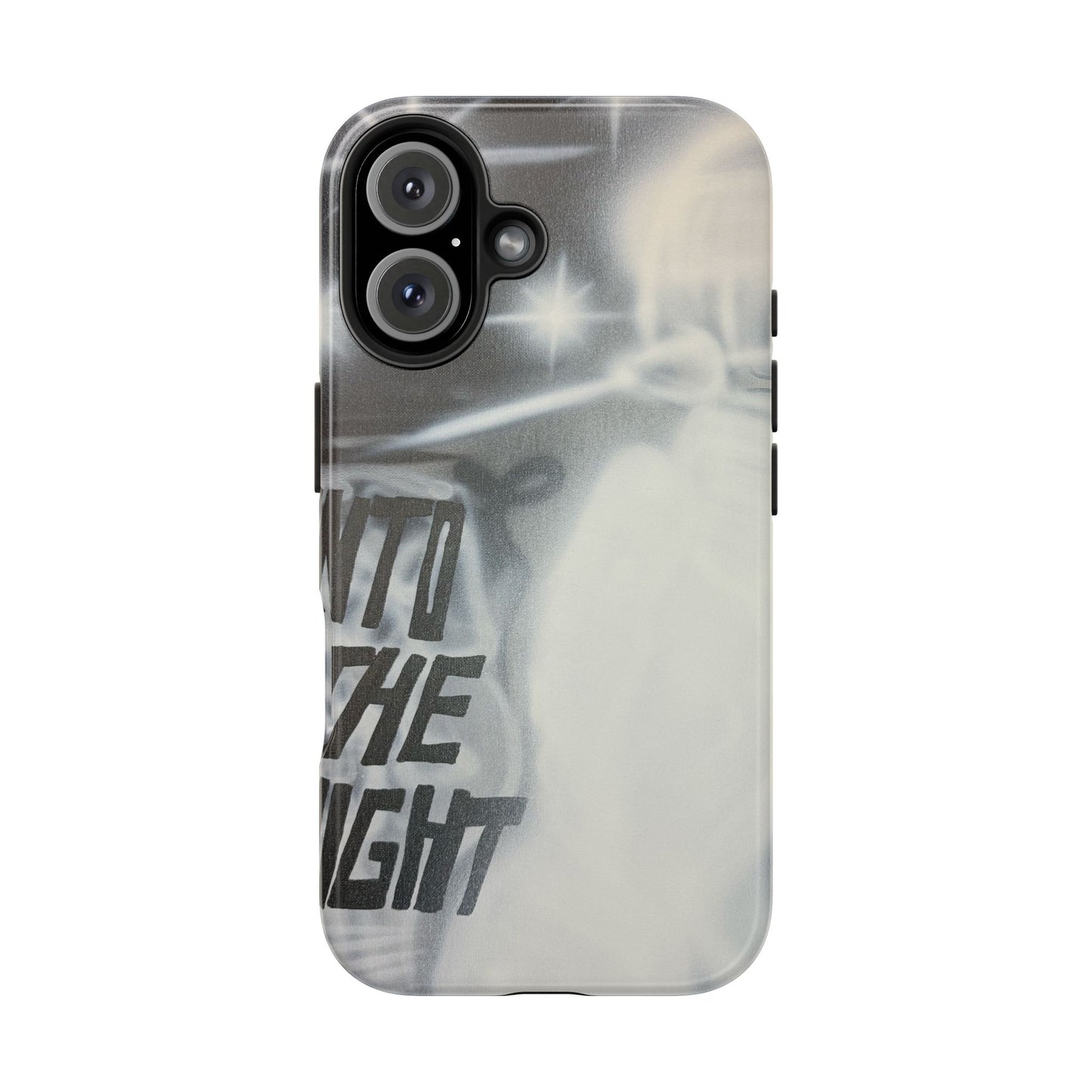 "into the night" airbrush iPhone case