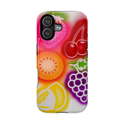MagSafe "Beeren-süß" Airbrush iPhone-Hülle