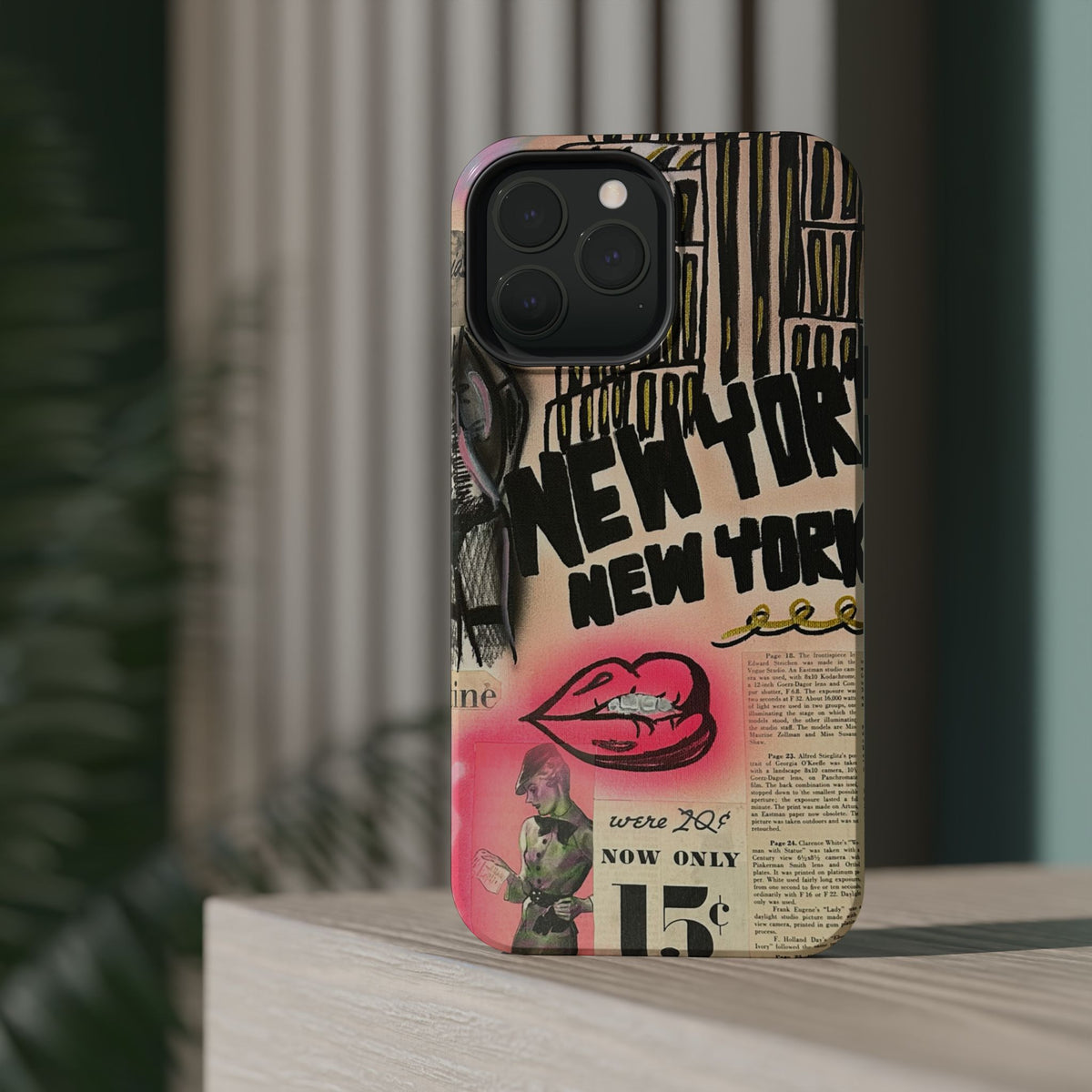 MagSafe „New York, New York“ Airbrush iPhone Hülle