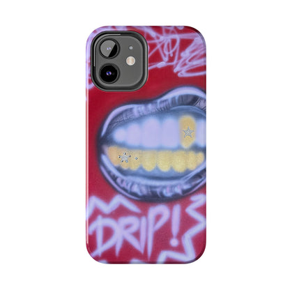 "tooth drip" airbrush iPhone case