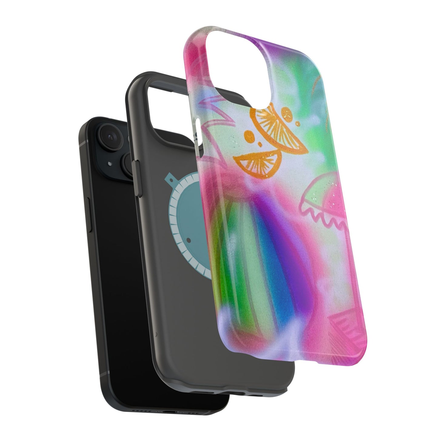 MagSafe "on the beach" airbrush iPhone case