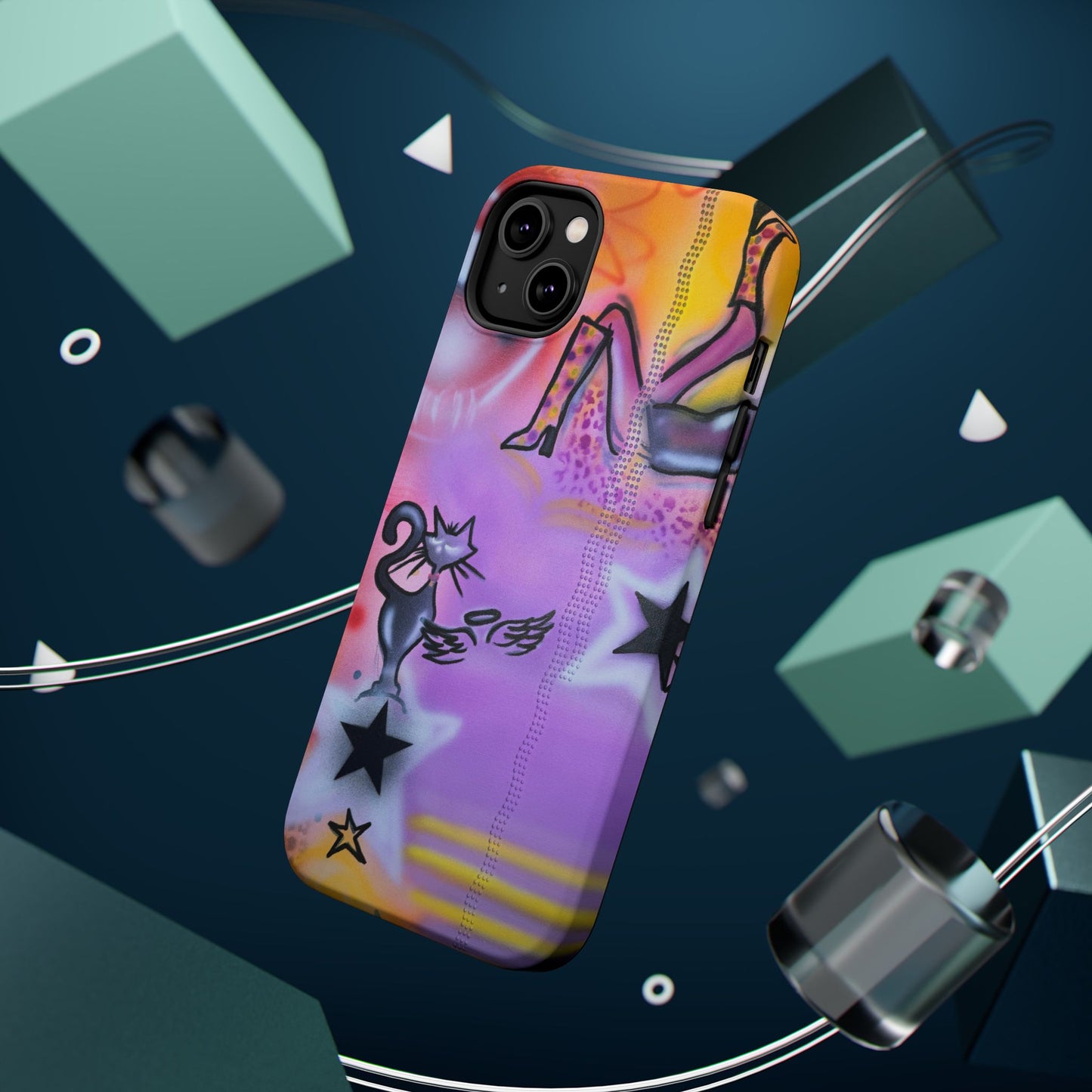 MagSafe @mayacain airbrush iPhone case