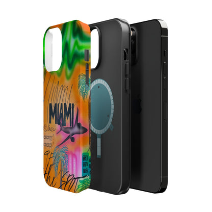MagSafe "miami, fl" Airbrush iPhone Hülle