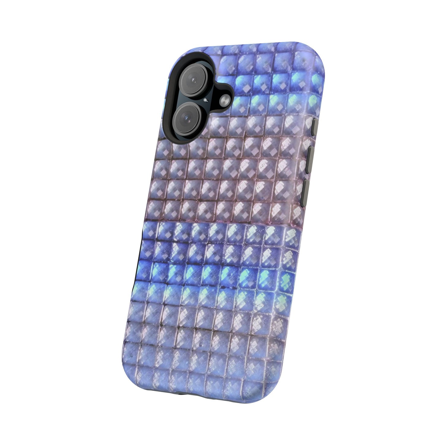 MagSafe "blue studs" airbrush iPhone case