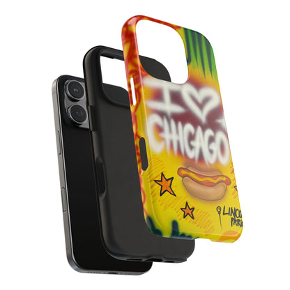 "chicago" airbrush iPhone case