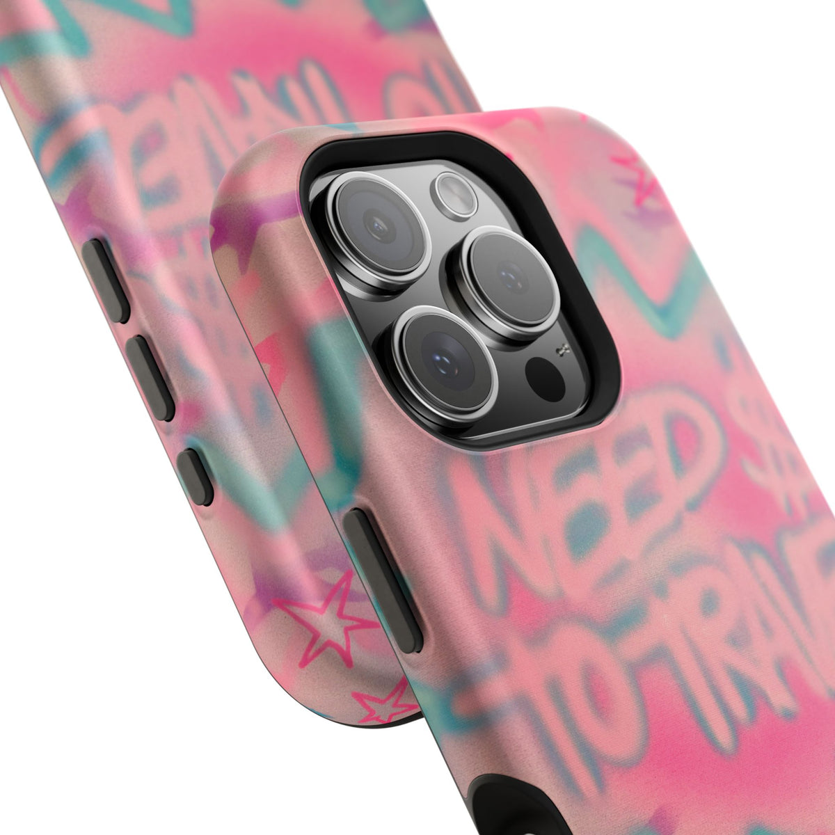 MagSafe "need $$ to travel" airbrush iPhone case