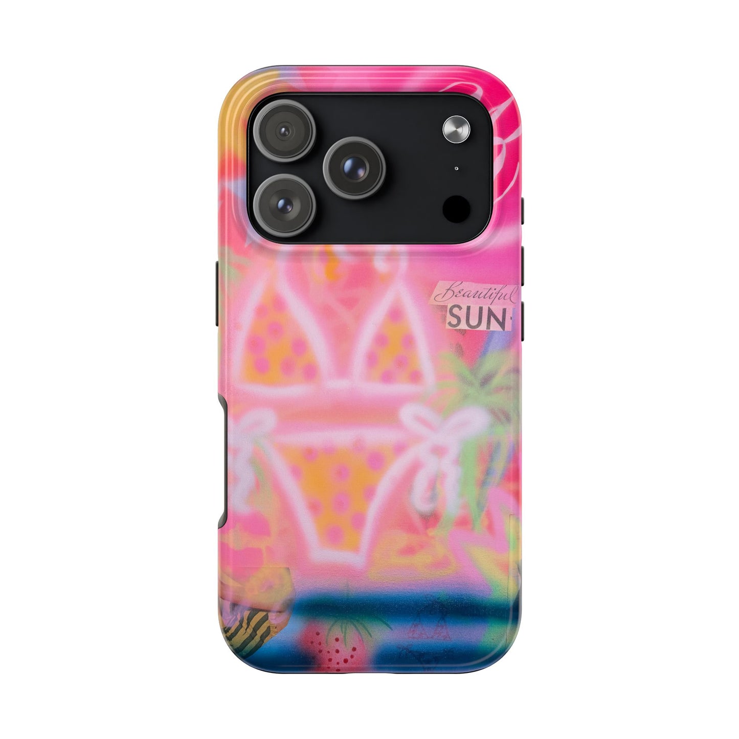 "santa monica strawberry" airbrush iPhone case