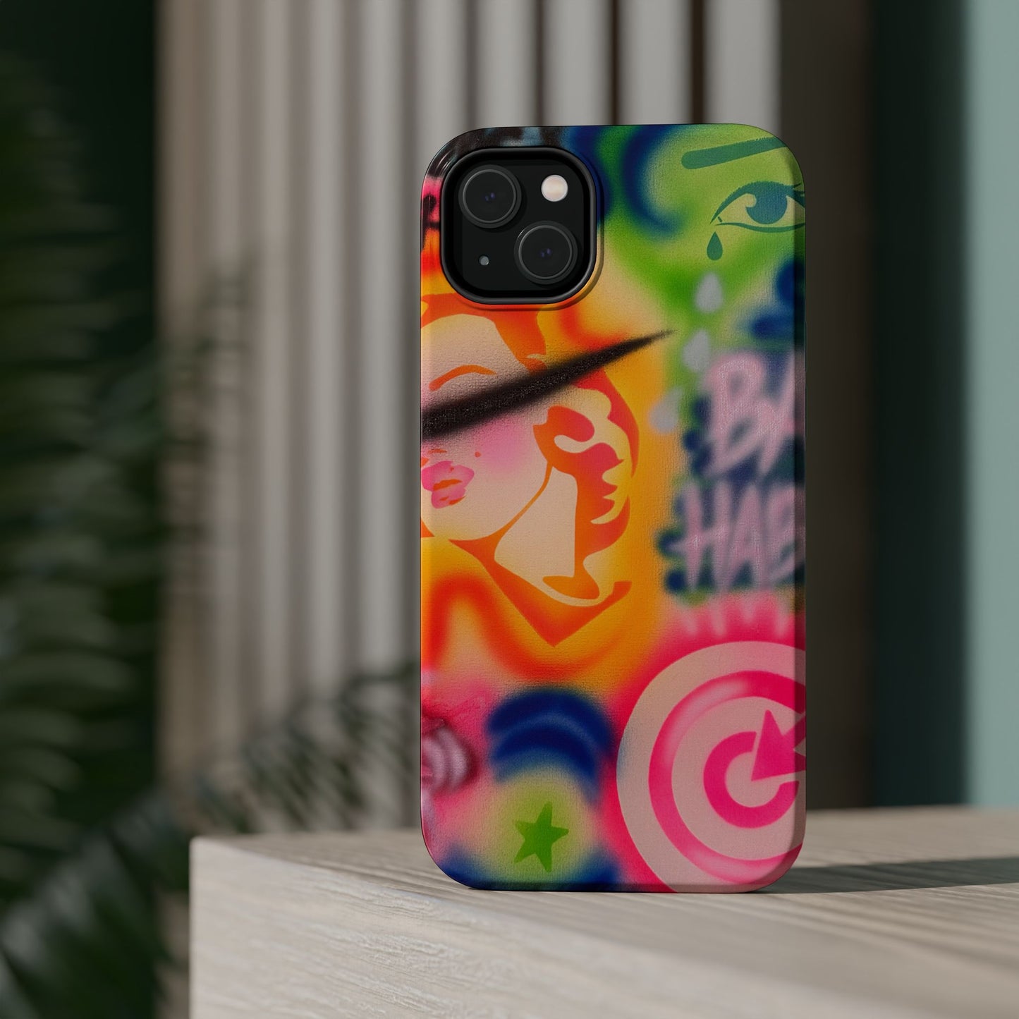 MagSafe „schlechte Angewohnheiten“ Airbrush iPhone Hülle