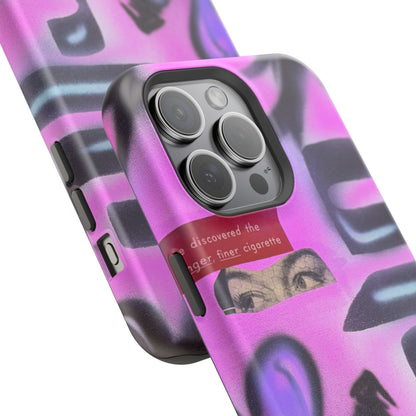 MagSafe "purple princess" airbrush iPhone case