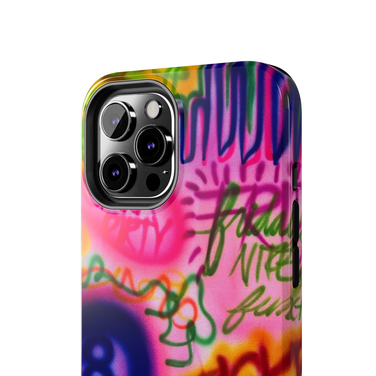 "colorful chaos" airbrush iPhone case
