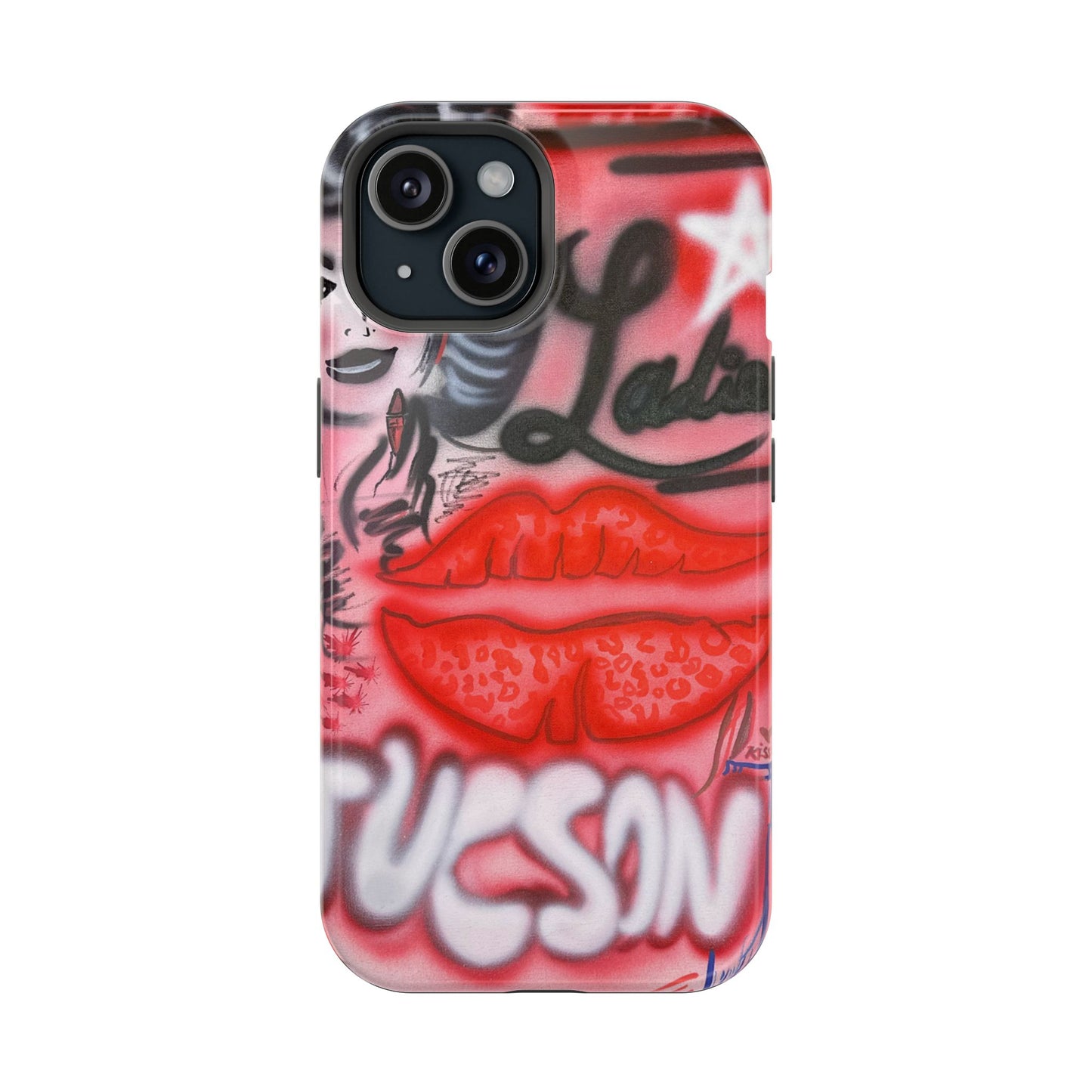 MagSafe "tucson, az" airbrush iPhone case