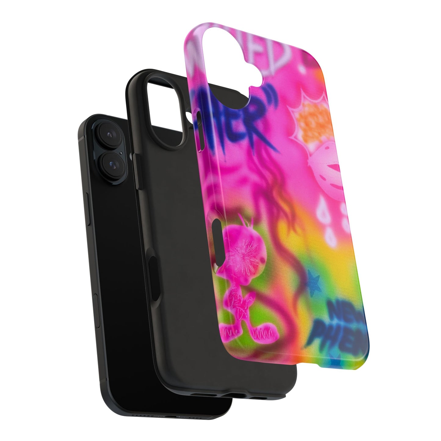 "wanted" airbrush iPhone case