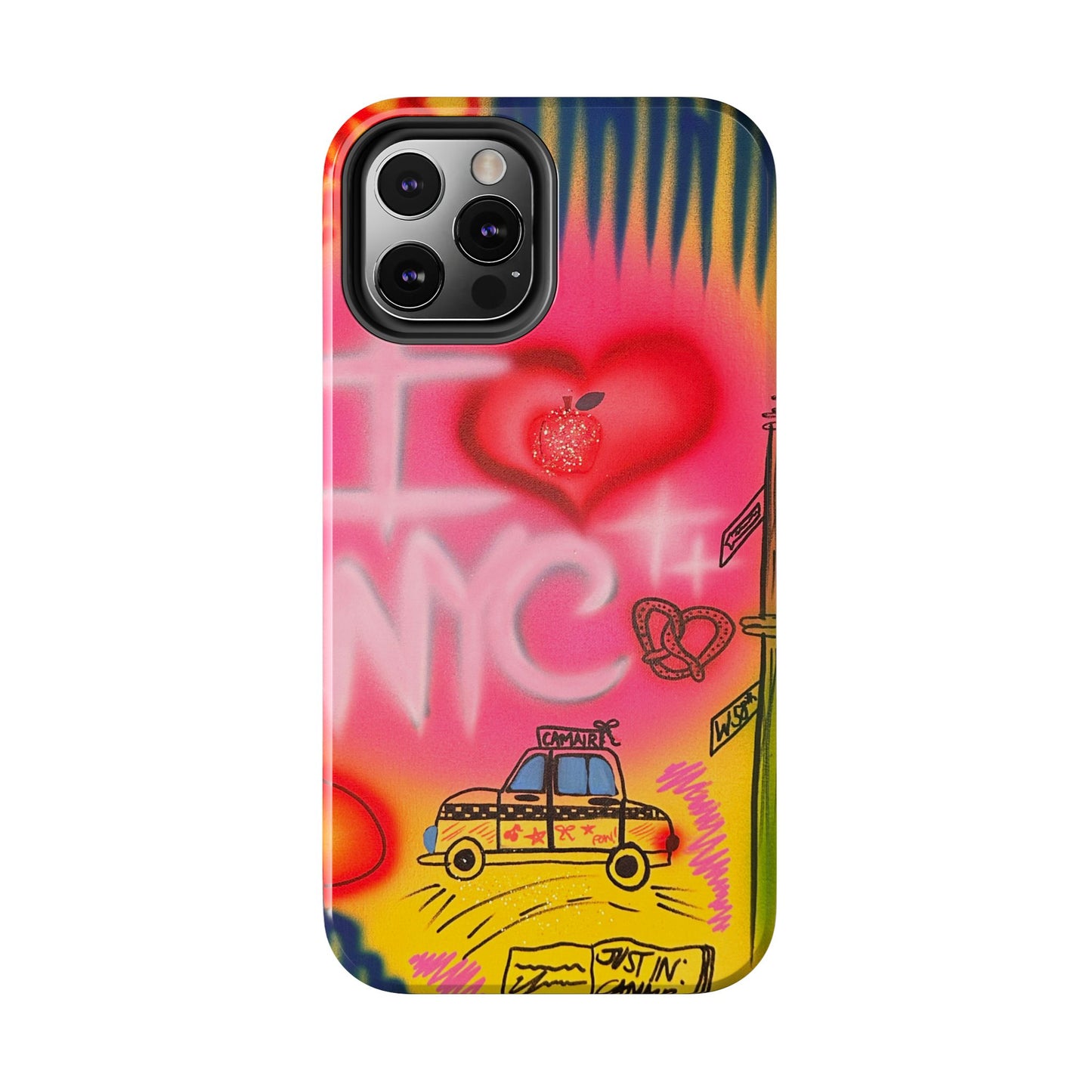 "in the city" airbrush iPhone case