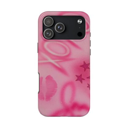 "perfectly pink" airbrush iPhone case
