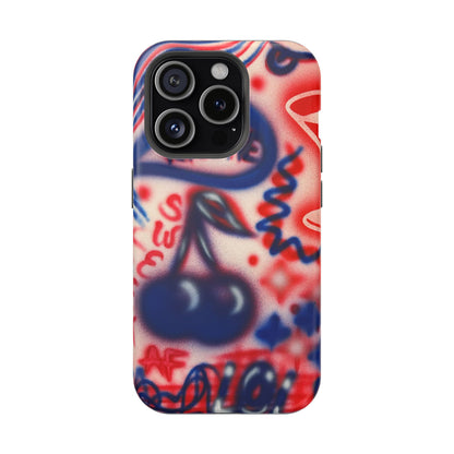 MagSafe „Kiss me“ Airbrush iPhone-Hülle