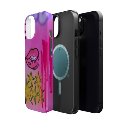 MagSafe "star drip" airbrush iPhone case
