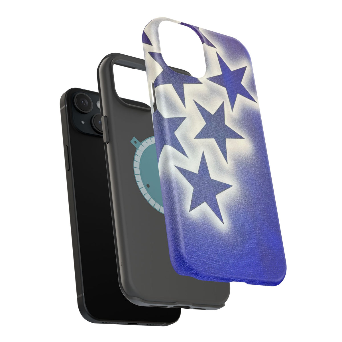 MagSafe Airbrush iPhone-Hülle "frosted galaxy"