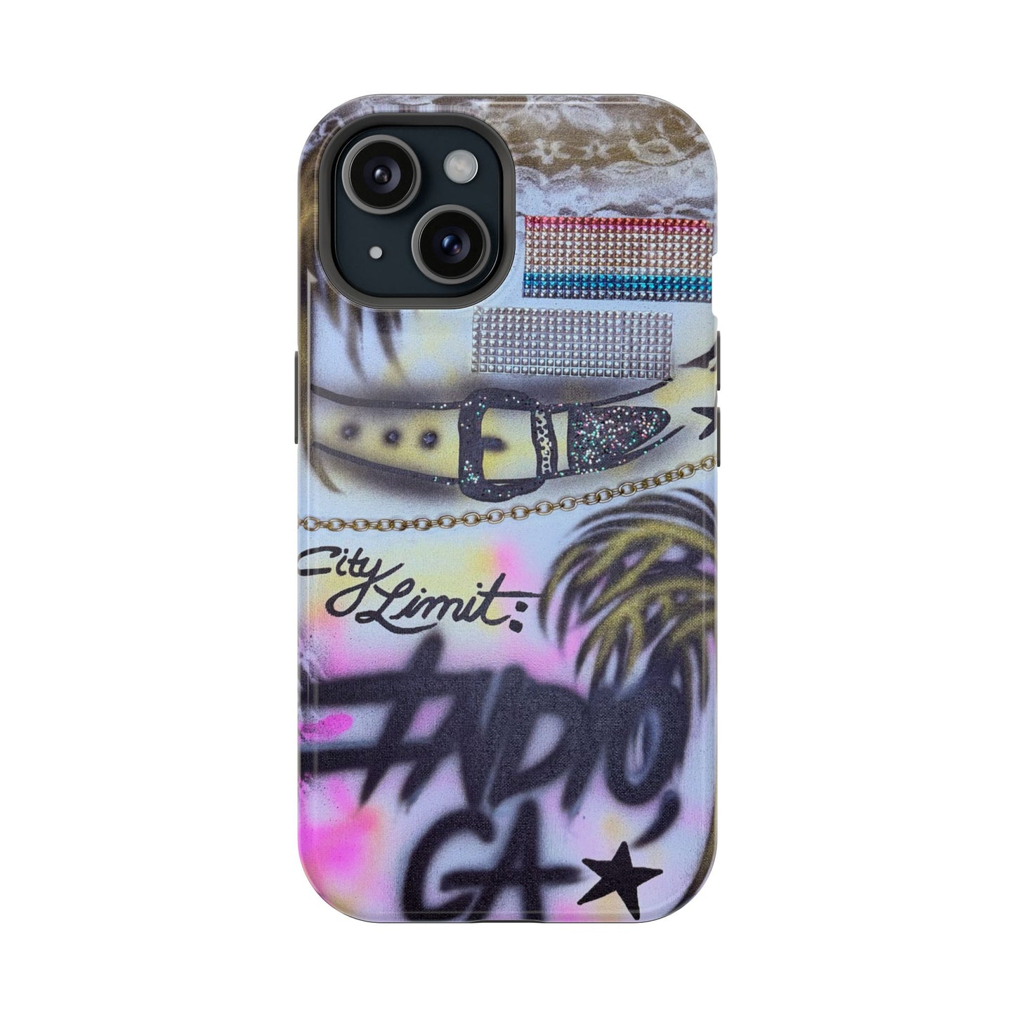 MagSafe "indio, ca" airbrush iPhone case