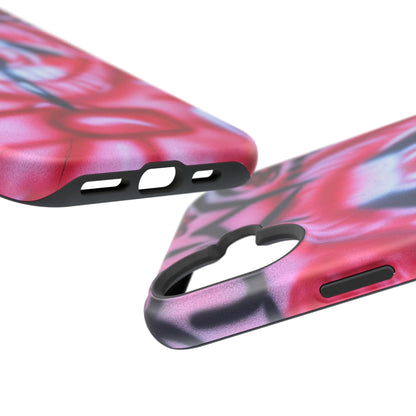 MagSafe "be happy, go lucky" Airbrush-iPhone-Hülle