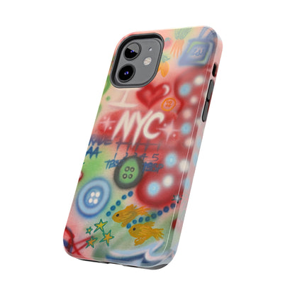 "i <3 NYC" airbrush iPhone case